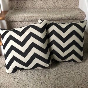 Two throw pillows, never used